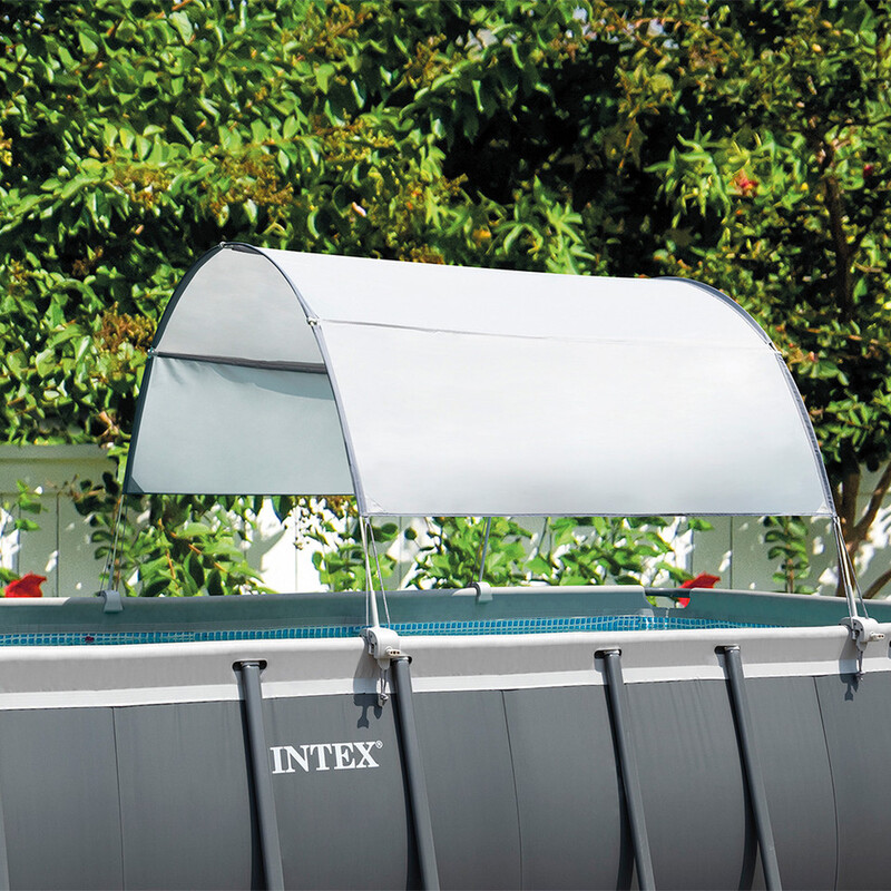 INTEX - 28054 Solární přístřešek pro bazény s obdélníkovým a oválným rámem