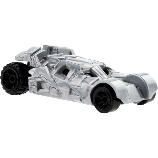 MATTEL - Hot Wheels auto stříbrné "Batmobile" 7cm