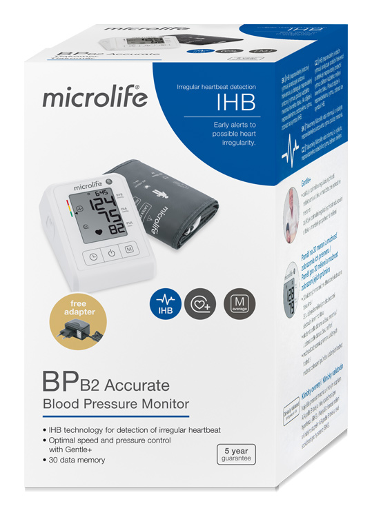 MICROLIFE - BP B2 Accurate automatický tlakoměr