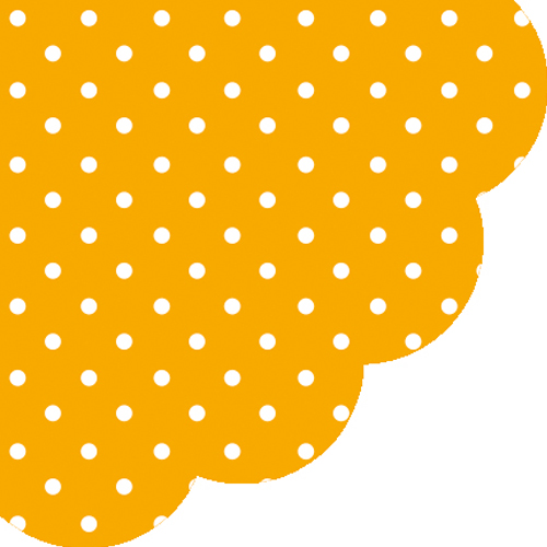 PAW - Ubrousky R 32 cm Dots Orange