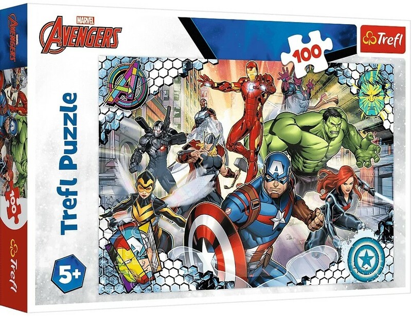 TREFL - Puzzle 100 - Slavní Avengeři / Disney Marvel The Avengers
