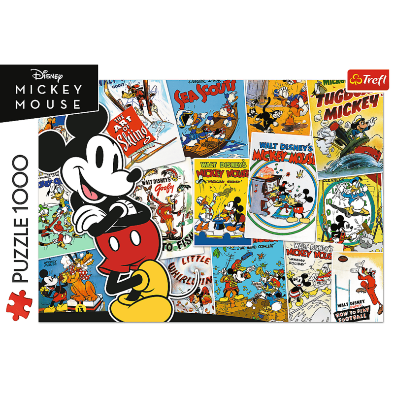 TREFL -  Puzzle 1000 - Mickeyho svět / Disney
