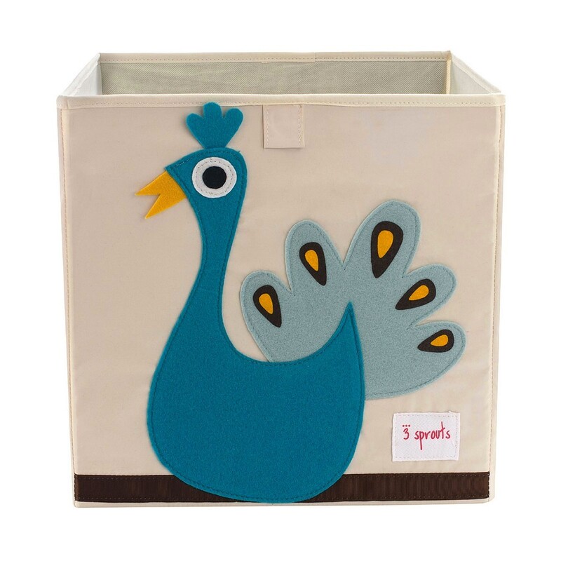 3 SPROUTS - Úložný box Peacock Blue
