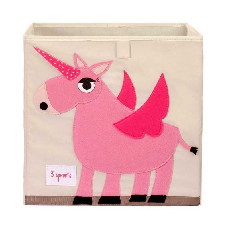3 SPROUTS - Úložný box Unicorn Pink