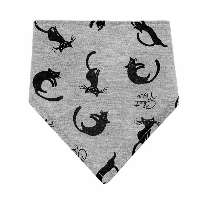 AKUKU - Kojenecký šátek na krk bryndák Kočky