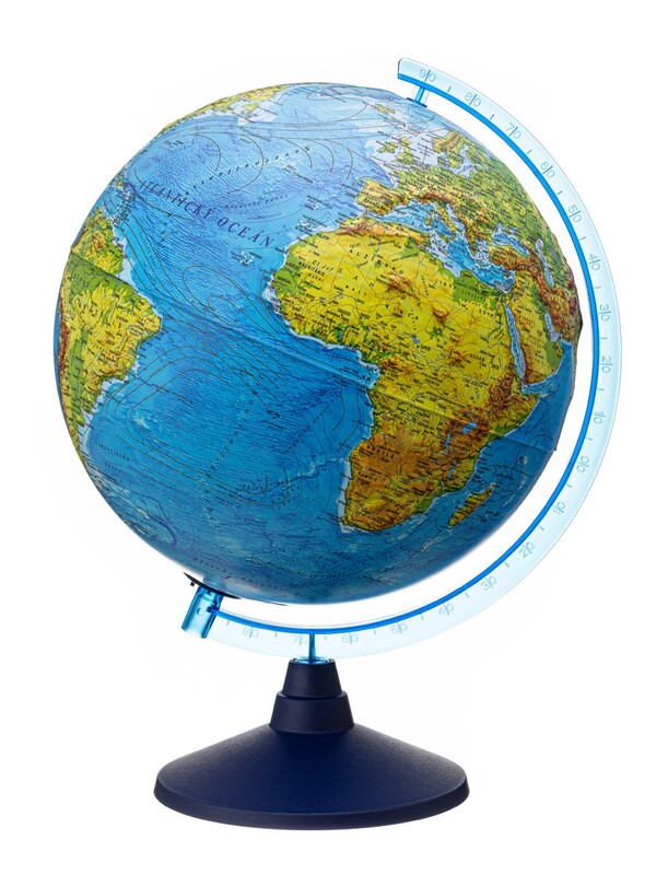 ALAYSKY'S - Alaysky 's 25 cm RELIEF Physical Globe CZ