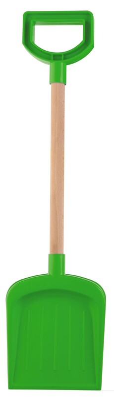 ANDRONI - Lopata s dřevěnou násadou a rukojetí - délka 53 cm, zelená
