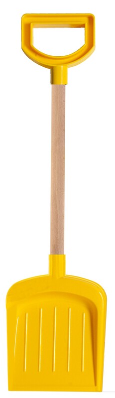 ANDRONI - Lopata s dřevěnou násadou a rukojetí - délka 53 cm, žlutá