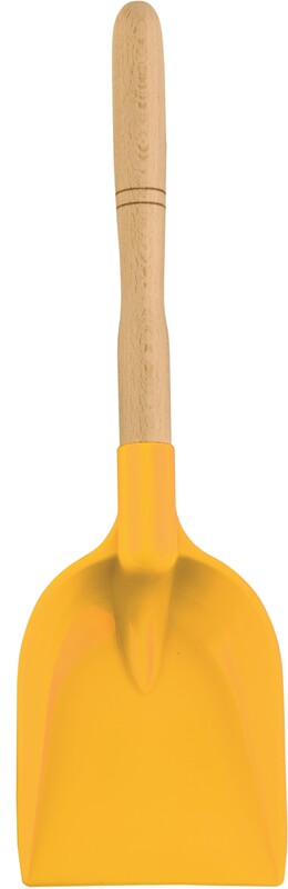 ANDRONI - Lopata s dřevěnou násadou - délka 34 cm, žlutá