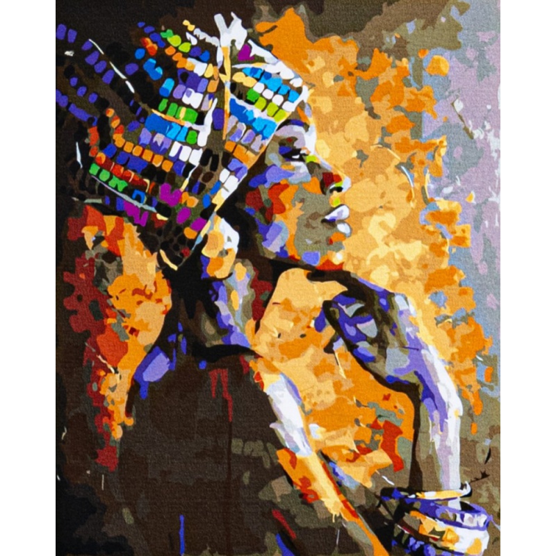ASTRA - Malování podle čísel AFRICAN SOUL, na rámu, 40x50cm, 801023901