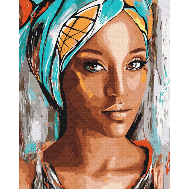 ASTRA - Malování podle čísel AFRICAN WOMAN, na rámu, 40x50cm, 801022903