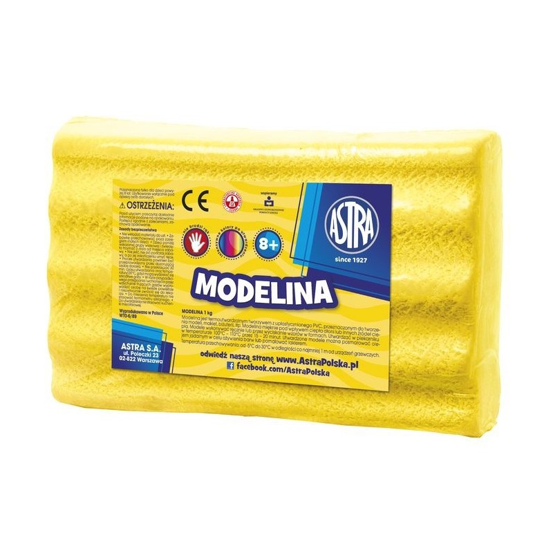 ASTRA - Modelovací hmota do trouby MODELINA 1kg Žlutá, 304111011