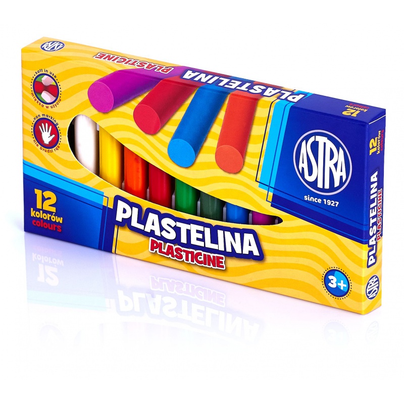 ASTRA - Plastelína základní 12 barev, 83813906