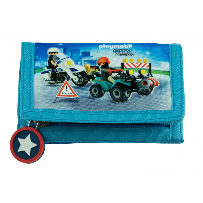 ASTRA - Sportovní dětská peněženka PLAYMOBIL Police, PL-14, 504020008