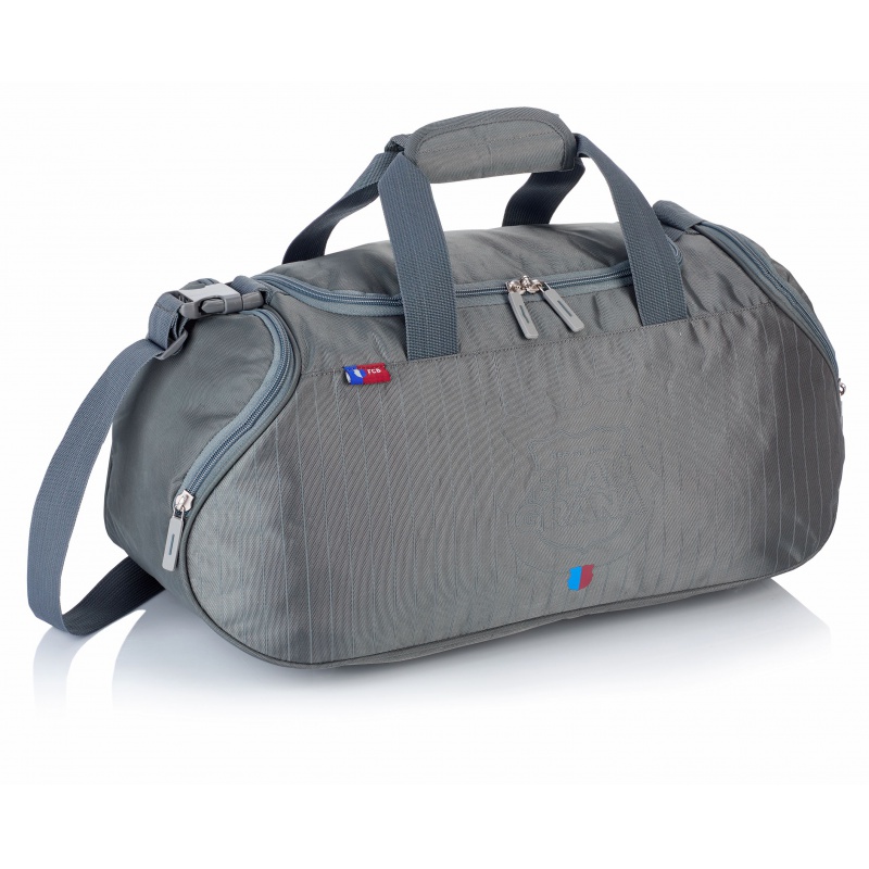 ASTRA - Sportovní taška FC BARCELONA Grey 48cm, FC-192, 506018004