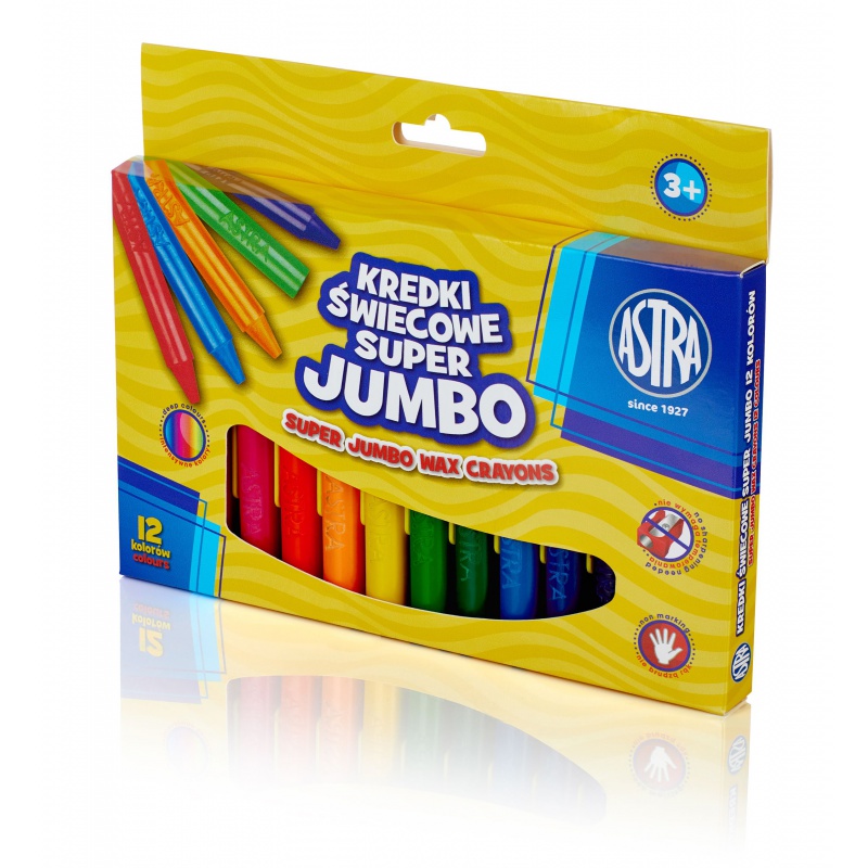 ASTRA - Voskové barvičky Super Jumbo 12ks, 316118003