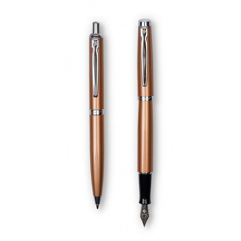 ASTRA - ZENITH Elegance, Luxusní sada / Kuličkové pero 0,8mm + Plnicí pero, krabička, 7600204