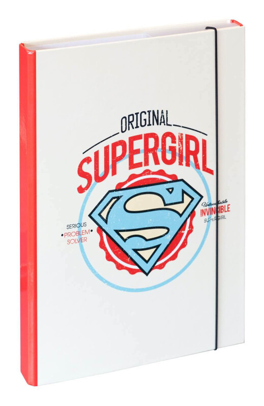 BAAGL - Desky na školní sešity A4 Supergirl
