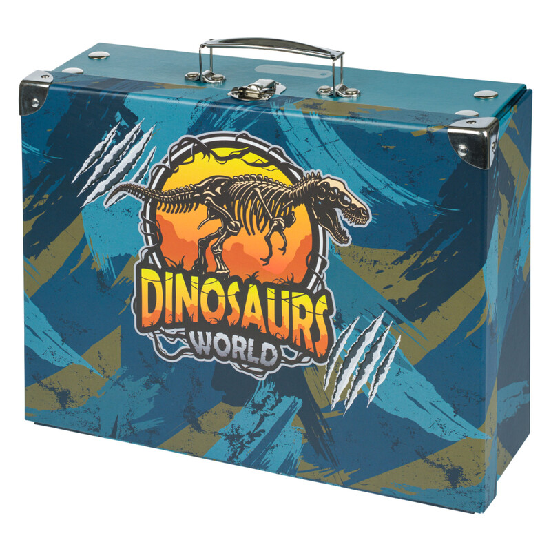 BAAGL - Skládací školní kufřík Dinosaurs World s kováním