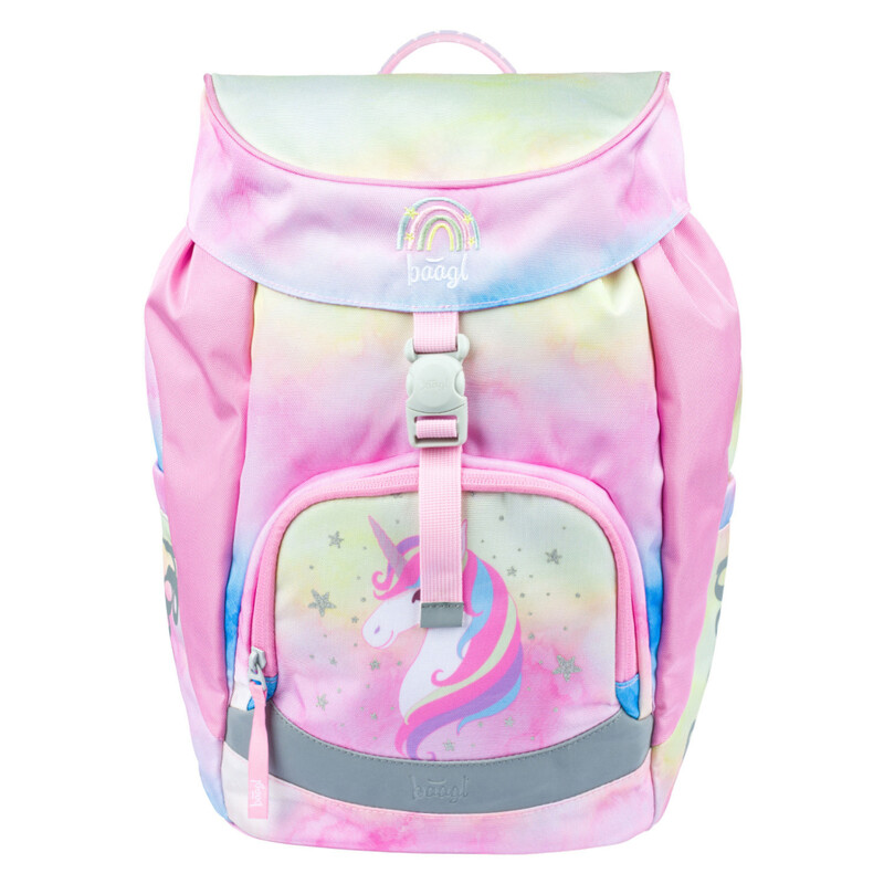 BAAGL - Školní batoh Airy Rainbow Unicorn