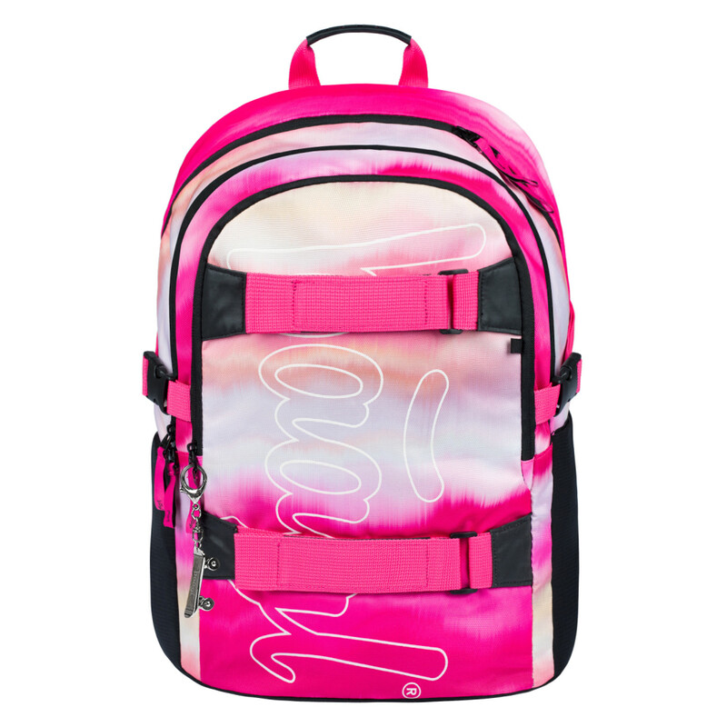 BAAGL - Školní batoh Skate Pink Stripes