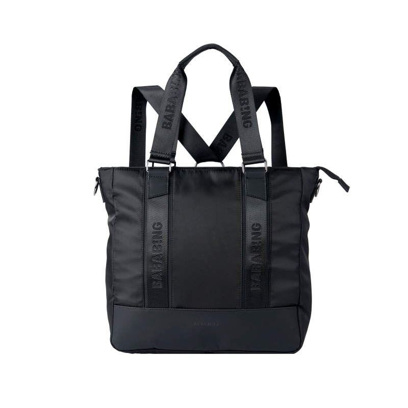 BABABING - MODA přebalovací taška / batoh, Black