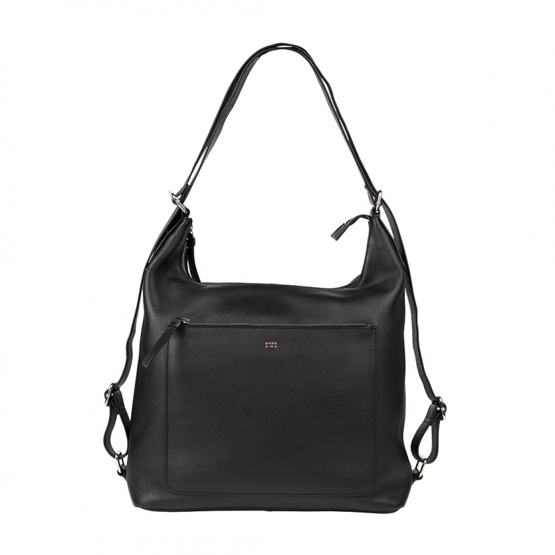 BABABING - Vivo Premium přebalovací taška /batoh, Black