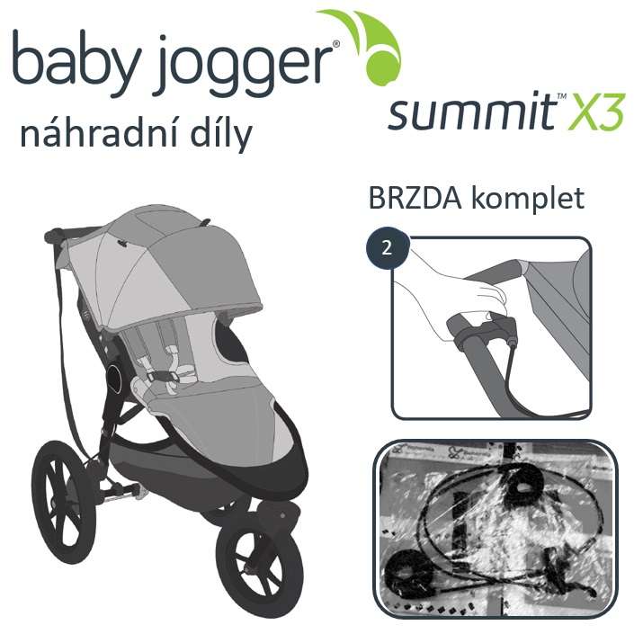 BABY JOGGER - BRZDA komplet SUMMIT X3