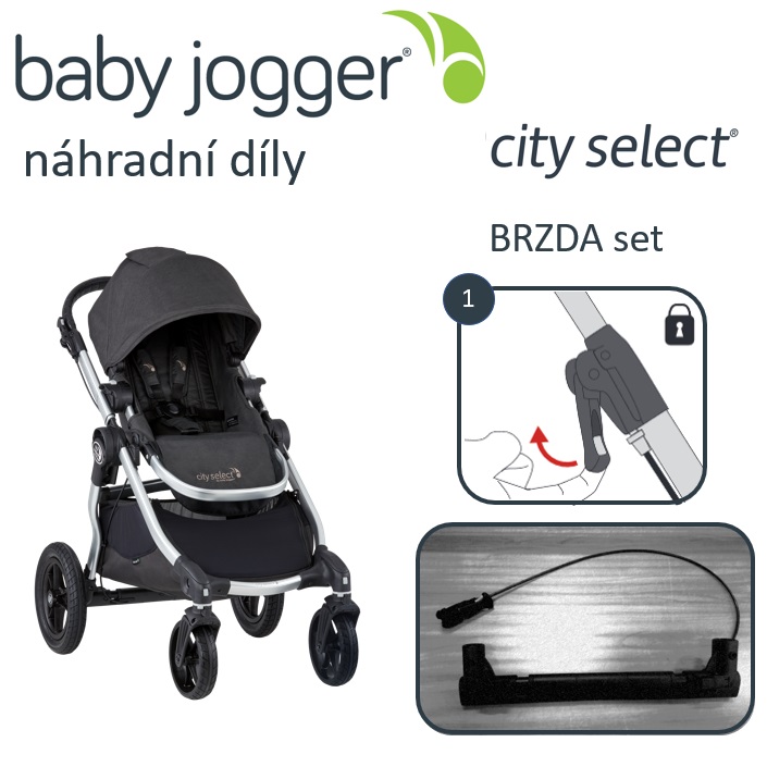 BABY JOGGER - BRZDA set CITY SELECT