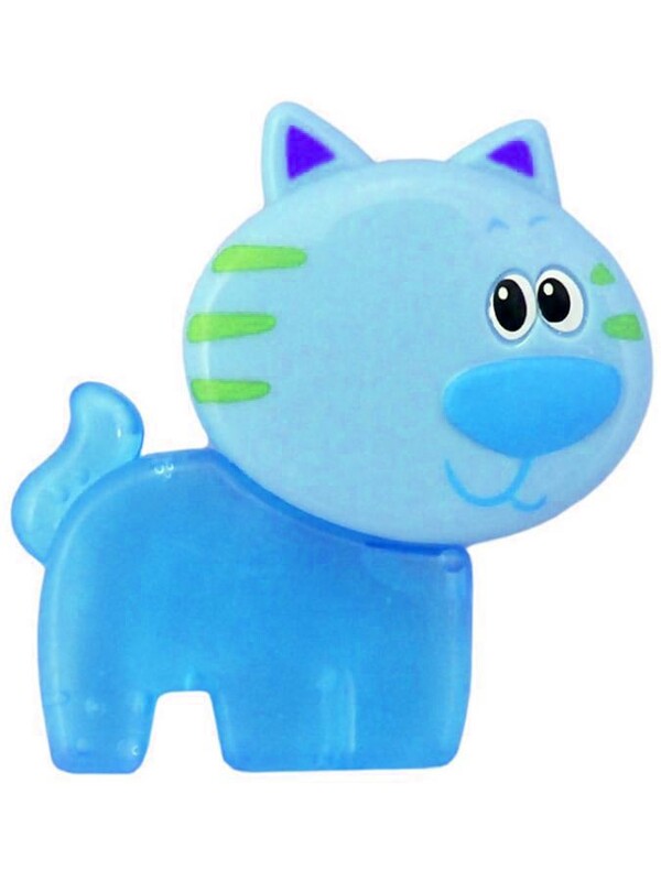 BABY MIX - Chladící kousátko Kočička modré
