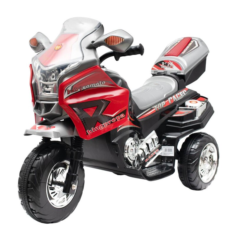BABY MIX - Dětská elektrická motorka RACER červená