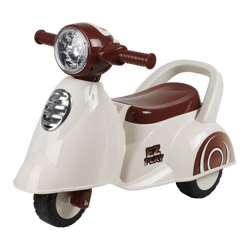 BABY MIX - Dětské jezdítko se zvukem Scooter white