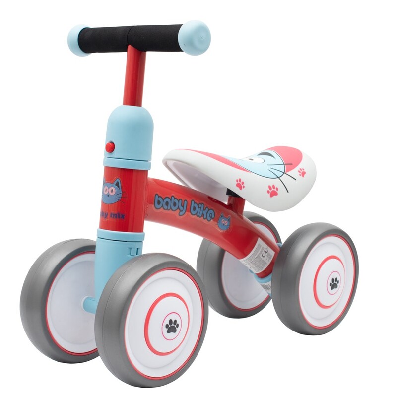 BABY MIX - Dětské odrážedloBaby Bike červené