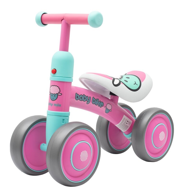 BABY MIX - Dětské odrážedloBaby Bike růžové