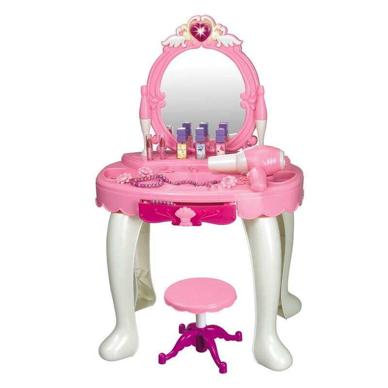 BABY MIX - Dětský toaletní stolek se židlí Sandra