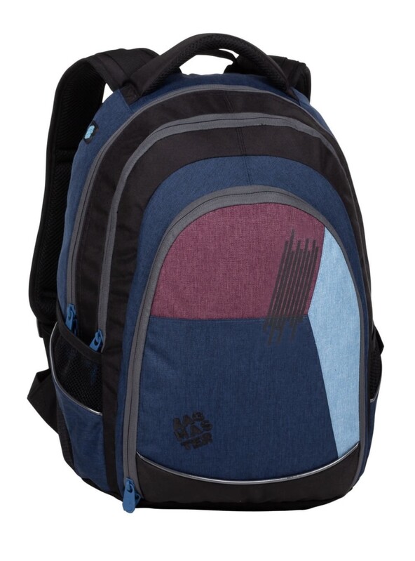 BAGMASTER - Školní batoh Digital 20 C - modrý