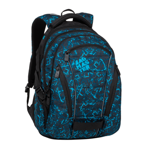 BAGMASTER - Studentský batoh BAG 20 B BLUE / BLACK