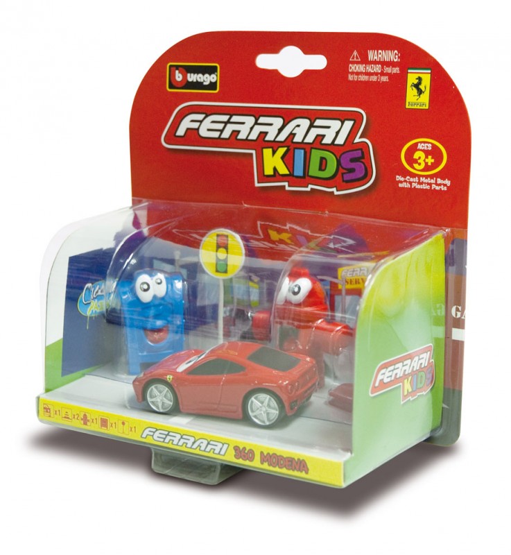 BBURAGO - Ferrari Kids Autíčko s příslušenstvím