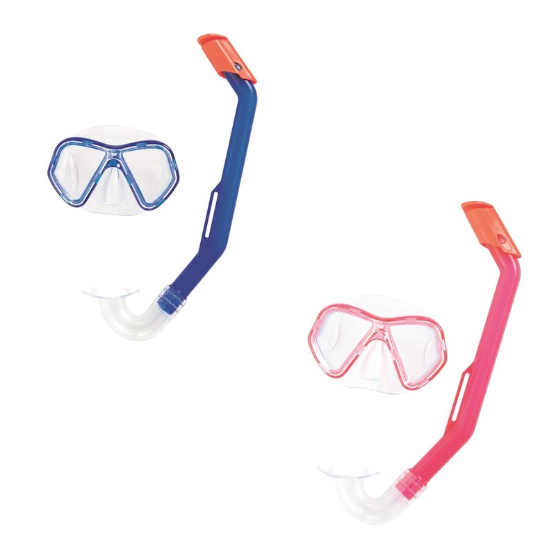 BESTWAY - 24023 brýle potápěčské a šnorchl Lil Glider 2farby - modrá