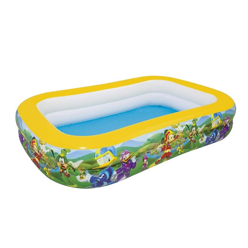 BESTWAY - Dětský nafukovací bazén Mickey Mouse Roadster rodinný