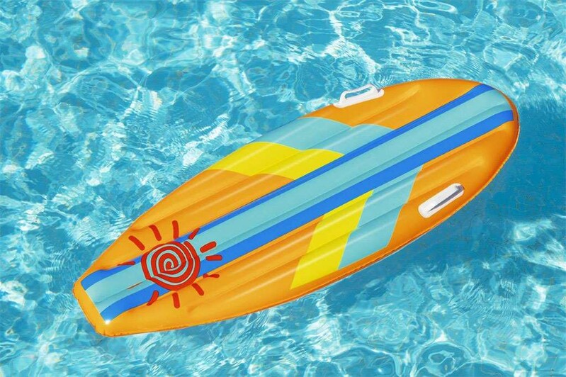 BESTWAY - Nafukovací surfovací prkno lehátko 114x46 cm oranžové