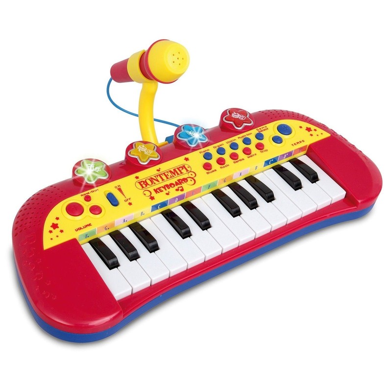 BONTEMPI - dětské elektronické klávesy s mikrofonem 122931
