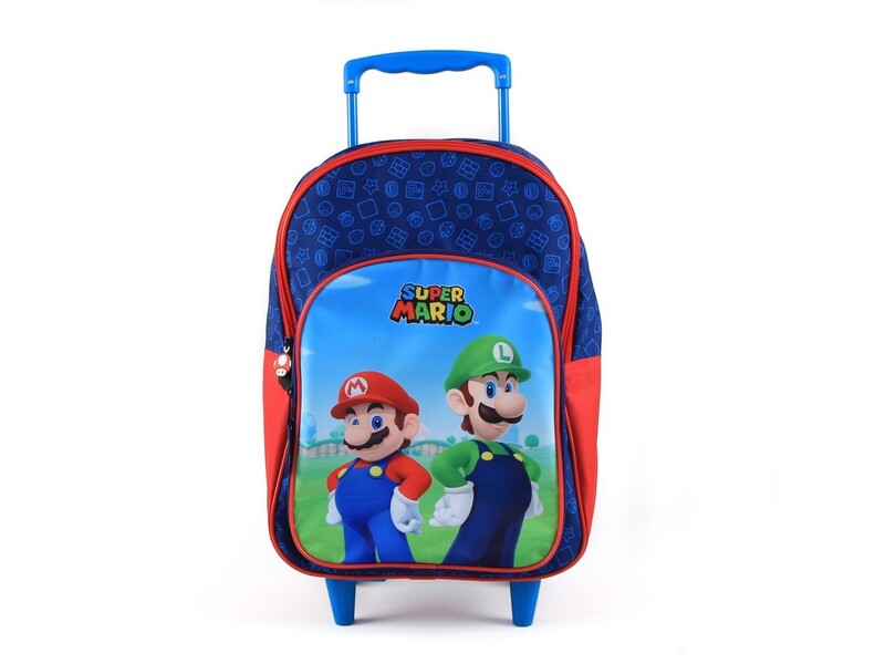 BTS - Školní batoh na kolečkách SUPER MARIO