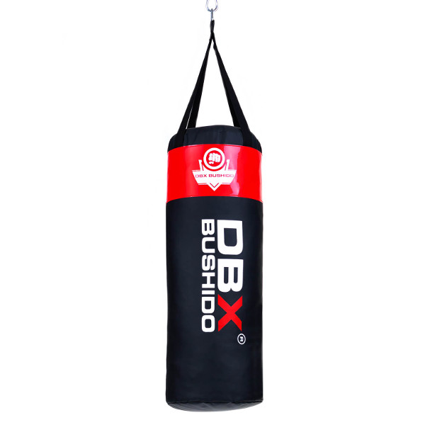 BUSHIDO - Boxovací pytel DBX 80cm/30cm 15-20kg pro děti, červený