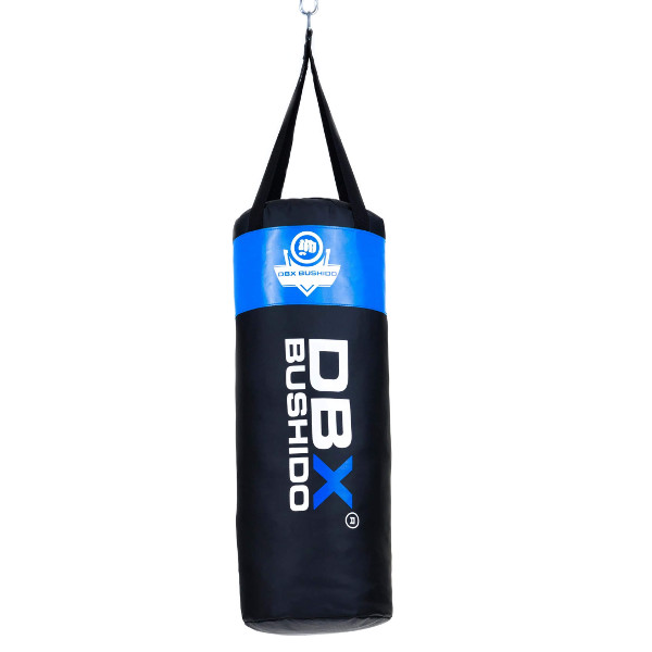 BUSHIDO - Boxovací pytel DBX 80cm/30cm 15-20kg pro děti, modrý