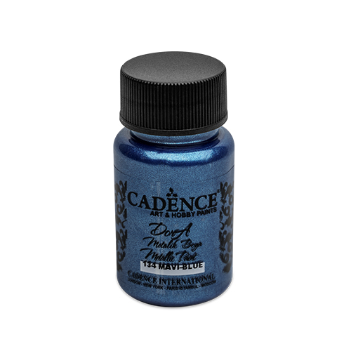 CADENCE - Barva akrylová Cadence D.Metalic, modrá, 50 ml