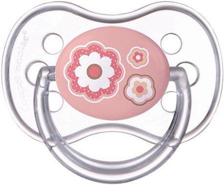 CANPOL BABIES - Cumlík silikónový symetrický 6-18m Newborn Baby - ružová