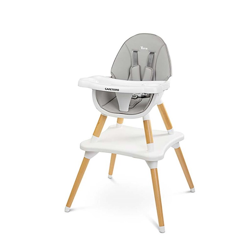 CARETERO - Jídelní židlička TUVA grey