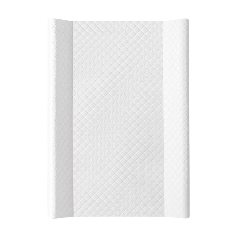 CEBA - Podložka přebalovací 2-hranná s pevnou deskou (50x70) Comfort Caro Bílá