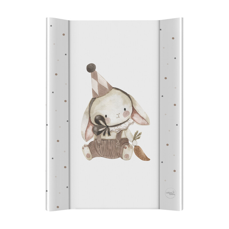 CEBA - Podložka přebalovací 2-hranná s pevnou deskou (50x70) Ultra Light Clown Bunny